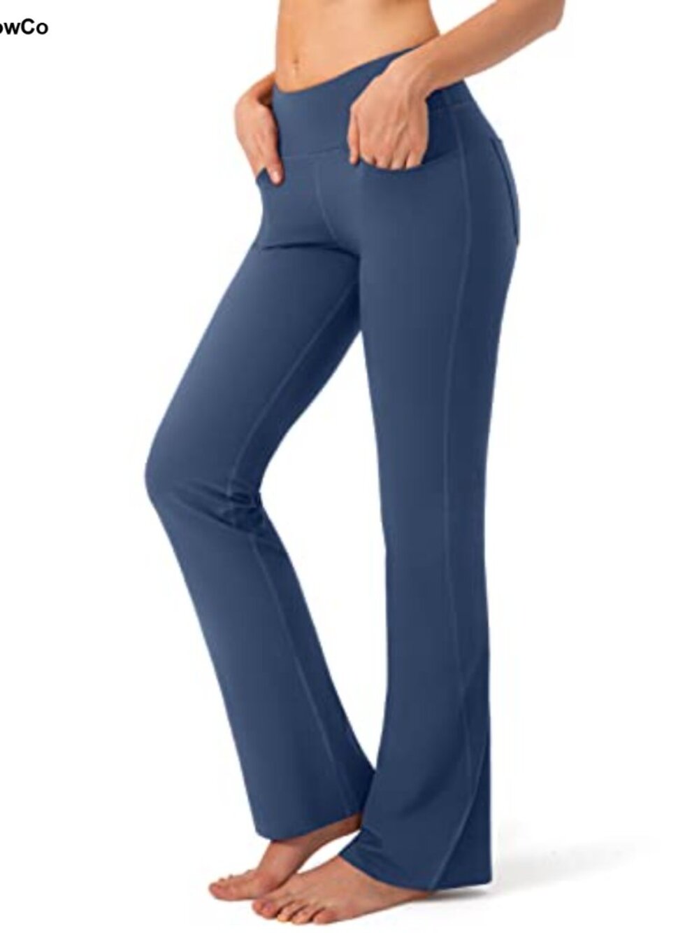 Women's Yoga Pants with Pockets Flare Leggings High Waist Bootcut Work
